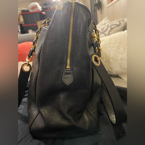 🔥FLASH SALE🔥Vintage Authentic CHANEL Timeless Caviar XL Tote Bag - Picture 4 of 8